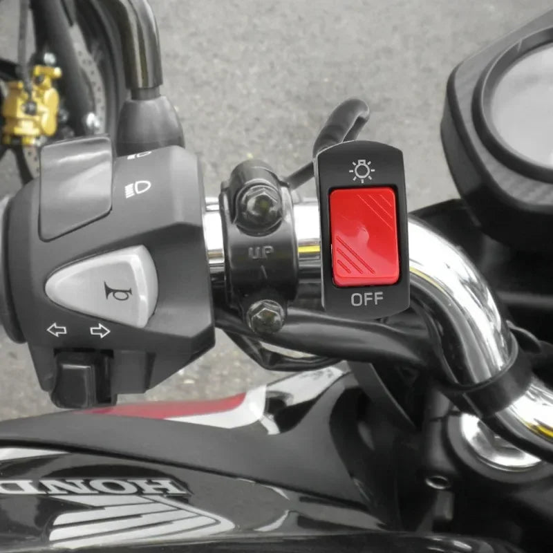 Motorcycle Switch on off Control Buttton Handlebar Mount Headlight Signal Lamp Control Modified Switches Accessories