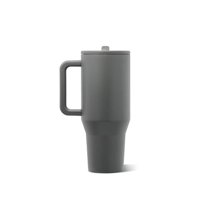Traveler 32Oz, Insulated Tumbler with Handle & Straw, Stone